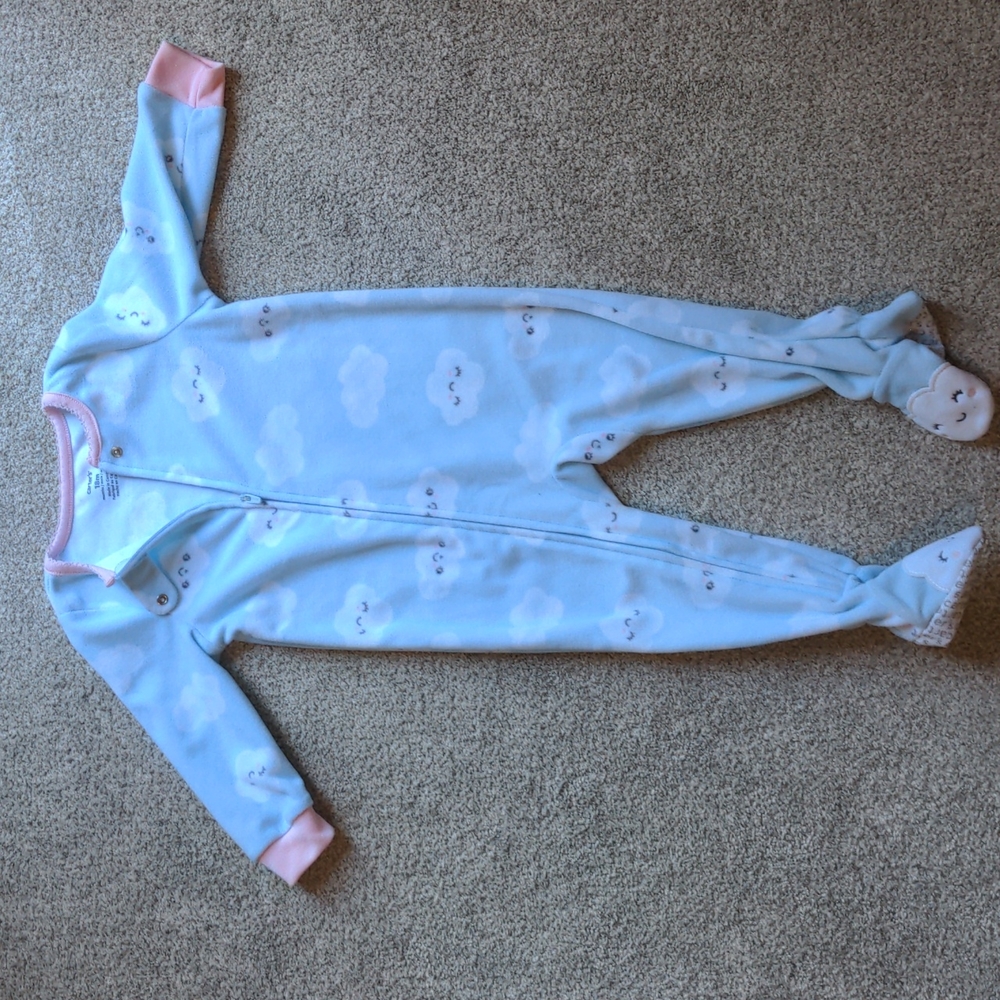 Fleece footed pajamas